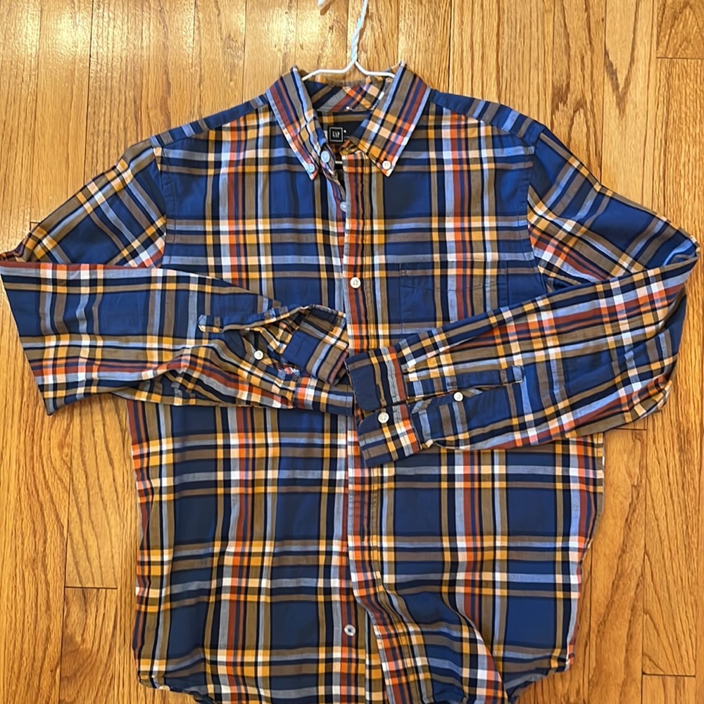 Gap button-down plaid 🇺🇸